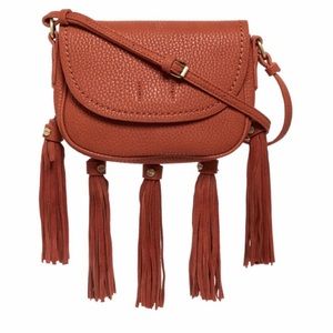 Crossbody fringe bag